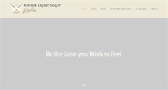 Desktop Screenshot of divinelightyoga.com